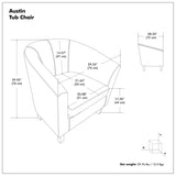 Austin - Handcrafted Tub Chair