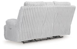 Rhines Falls - 2 Pc. - Power Reclining Sofa And Loveseat - Alloy