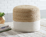 Sweed - Round - Pouf by Signature Design by Ashley® | Bel Furniture