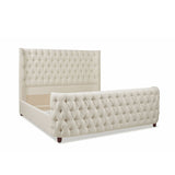 Brooklyn - Tufted Panel Bed Headboard And Footboard Set by Jennifer Taylor Home | Bel Furniture