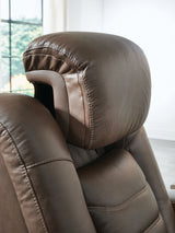 High Impact - Tobacco - Power Recliner / Adj Headrest by Signature Design by Ashley® | Bel Furniture
