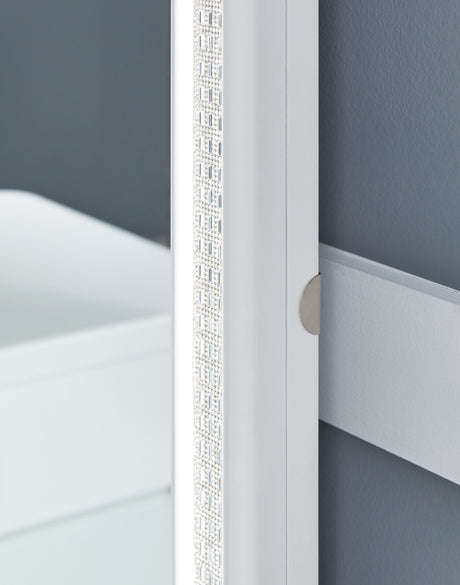 Chalanna - White - Vanity With Mirror by Signature Design by Ashley® | Bel Furniture