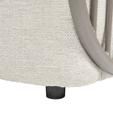 Harper - Barrel Upholstered Patio Deep Seating Armchair Axroma Olefin - Oat Beige by Jennifer Taylor Home | Bel Furniture