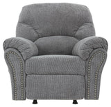 Allmaxx - Pewter - Rocker Recliner by Benchcraft® | Bel Furniture