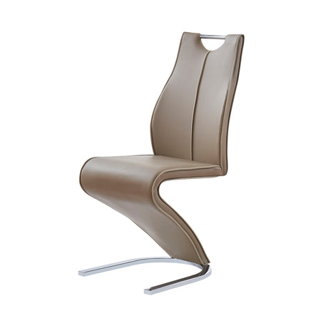 Tony - Dining Chairs (Set of 2) - Brown / Beige - view 4
