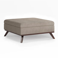 Owen - Multifunctional Square Coffee Table Storage Ottoman - view 7