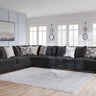 Lavernett - Sectional Dark Gray 4-Piece Sectional by Signature Design by Ashley® | Bel Furniture