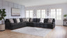 Lavernett - Sectional Dark Gray 4-Piece Sectional by Signature Design by Ashley® | Bel Furniture