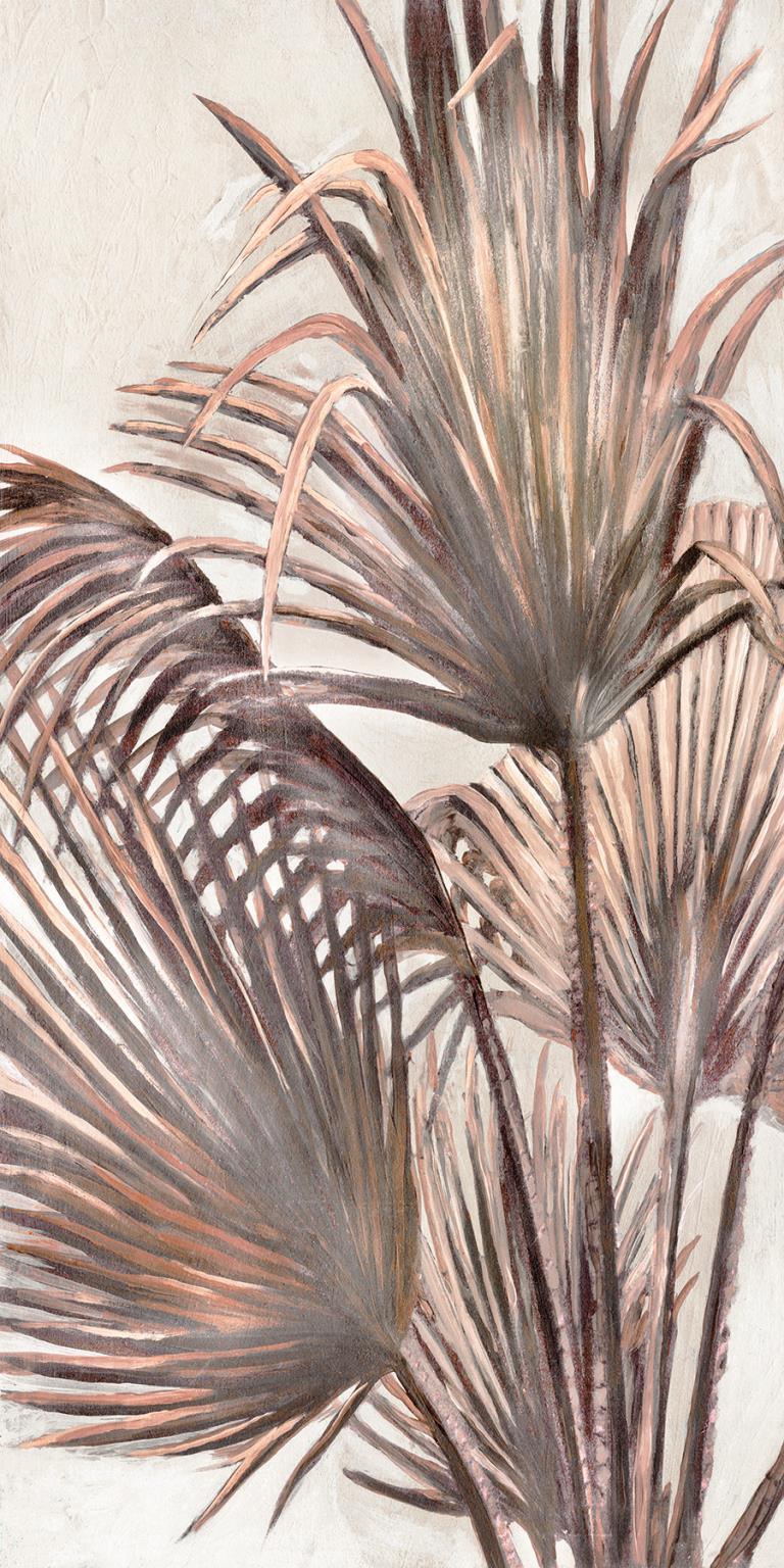 Small - Sedona Palm II By Merri Pattinian - Light Brown