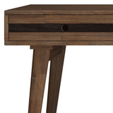Clarkson - Desk - Rustic Natural Aged Brown by Simpli-Home | Bel Furniture