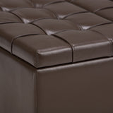 Harrison - Upholstered Coffee Table Storage Ottoman
