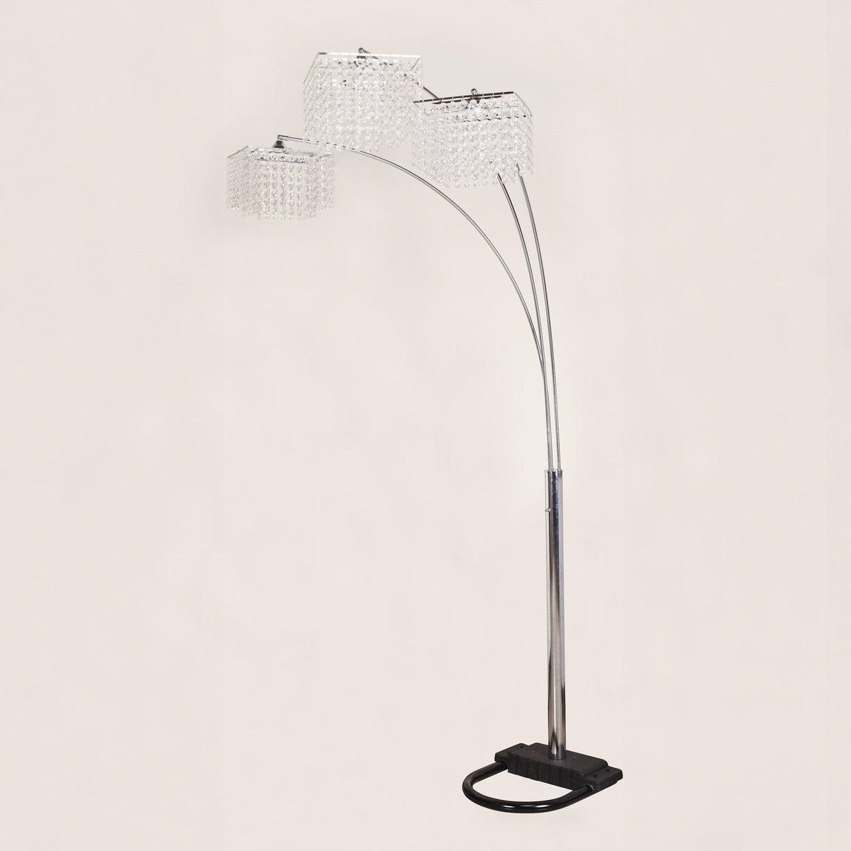 Floor Lamp - Gray by Crown Mark | Bel Furniture