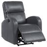 Grant - Upholstered Power Recliner Chair Dark Gray by Coaster Fine Furniture | Bel Furniture