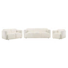 Dorset - Upholstered Round Track Arm Sofa Set