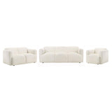 Dorset - Upholstered Round Track Arm Sofa Set