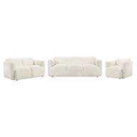 Dorset - Upholstered Round Track Arm Sofa Set