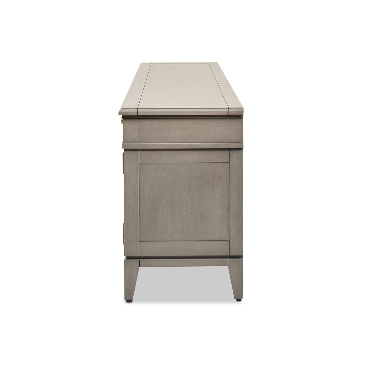 Dauphin - TV Stand Storage Display Console Table - Gray Cashmere by Jennifer Taylor Home | Bel Furniture