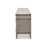 Dauphin - TV Stand Storage Display Console Table - Gray Cashmere by Jennifer Taylor Home | Bel Furniture