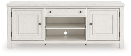 Robbinsdale - Extra Large TV Stand - Antique White - view 3