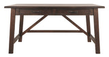 Baldridge - Rustic Brown - Home Office Large Leg Desk by Signature Design by Ashley® | Bel Furniture