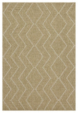 Earth - Indoor / Outdoor Area Rug - Jute / White Light Brown by Icona Home Decor | Bel Furniture