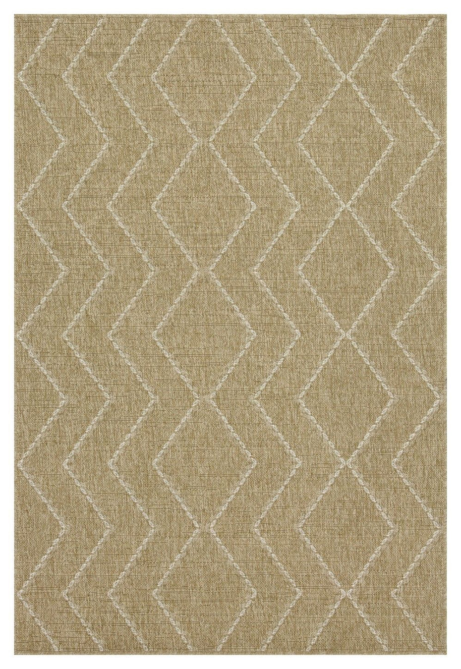 Earth - Indoor / Outdoor Area Rug - Jute / White