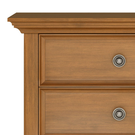 Amherst - Bedside Table, Handcrafted by Simpli-Home | Bel Furniture