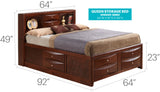 Marilla - Storage Bed With Bookcase Headboard