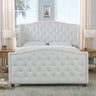 Marcella - Upholstered Shelter Headboard Bed Set by Jennifer Taylor Home | Bel Furniture