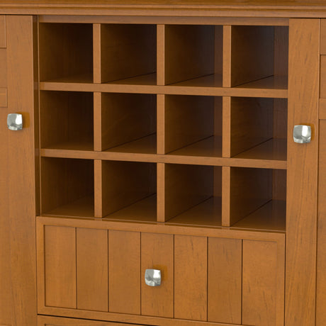 Bedford - Sideboard Buffet And Wine Rack by Simpli-Home | Bel Furniture