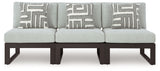 Beachloft - Outdoor Sectional Black 3 Pc. Sectional by Signature Design by Ashley® | Bel Furniture