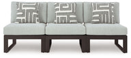 Beachloft - Outdoor Sectional Black 3 Pc. Sectional by Signature Design by Ashley® | Bel Furniture