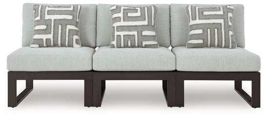 Beachloft - Outdoor Sectional Black 3 Pc. Sectional by Signature Design by Ashley® | Bel Furniture