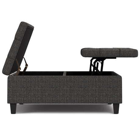 Harrison - Upholstered Coffee Table Storage Ottoman - view 70