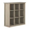 Artisan - Cube Storage Gray 43.2"W x 15"D x 44.6"H by Simpli-Home | Bel Furniture