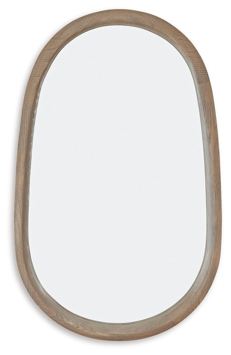 Aarilynn - Antique Brown - Accent Mirror by Signature Design by Ashley® | Bel Furniture