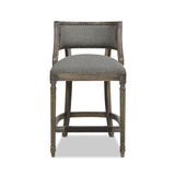 Paris - Farmhouse Counter Height Bar Stool With Backrest by Jennifer Taylor Home | Bel Furniture