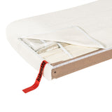 Roman - Curved Headboard Upholstered Platform Bed by Jennifer Taylor Home | Bel Furniture