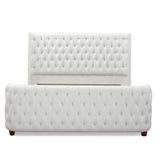 Brooklyn - Tufted Panel Bed Headboard And Footboard Set by Jennifer Taylor Home | Bel Furniture