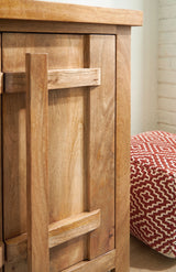 Dresor - Natural - Accent Cabinet by Signature Design by Ashley® | Bel Furniture
