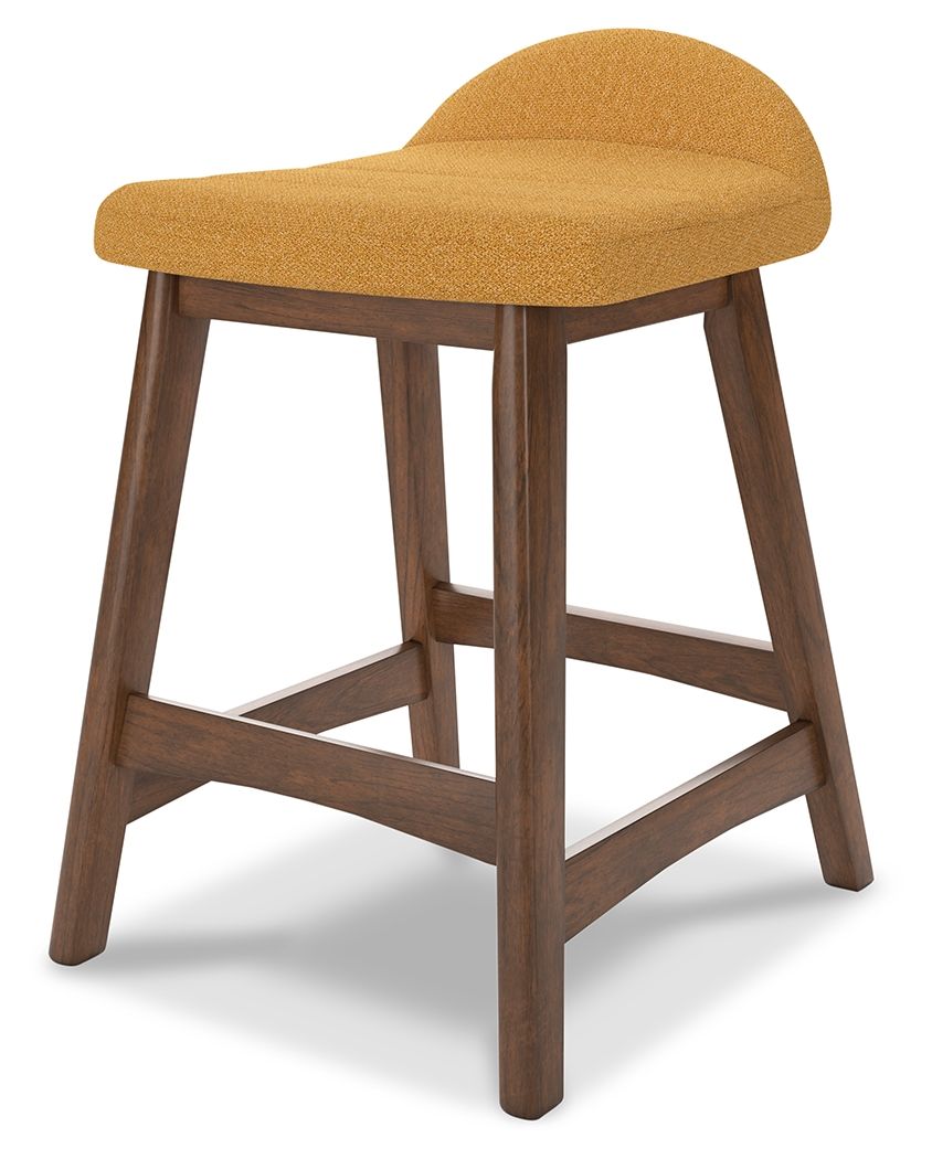 Lyncott - Upholstered Barstool (Set of 2) by Signature Design by Ashley® | Bel Furniture