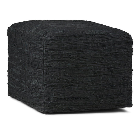 Fredrik - Handcrafted Square Pouf - view 9