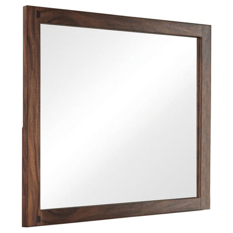 Winslow - Dresser Mirror - Smokey Walnut by CoasterElevations | Bel Furniture