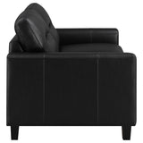 Scotland - Faux Leather Upholstered Sofa Set