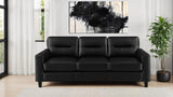 Scotland - Faux Leather Upholstered Track Arm Sofa