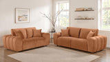 Burnett - Chenille Upholstered Wide Arm Sofa