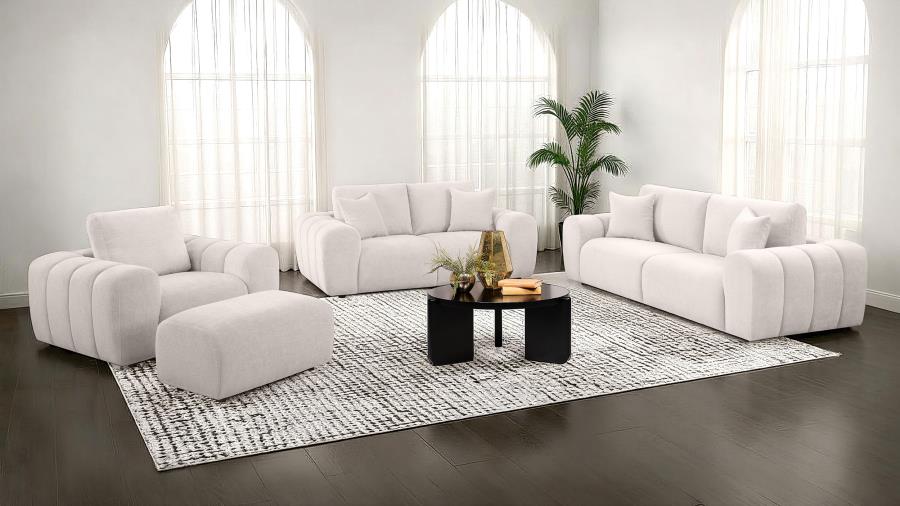 Burnett - Chenille Upholstered Sofa Set