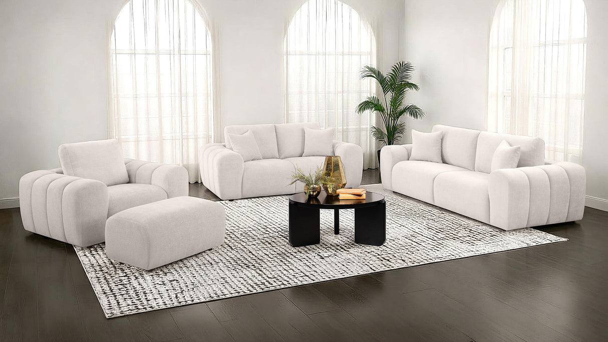 Burnett - Chenille Upholstered Sofa Set