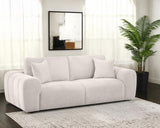 Burnett - Chenille Upholstered Wide Arm Sofa