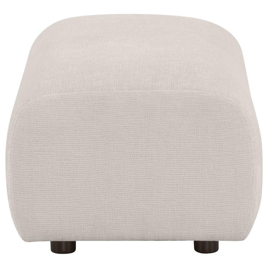 Burnett - Chenille Upholstered Ottoman
